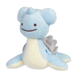 Officiële Pokemon center knuffel ditto transform Lapras +/- 16cm (breedt)